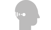 Eardrum vibration voice capture